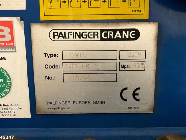 DAF  FAN 85 CF 410 Palfinger 29 Tonmeter laadkraan + Fly-Jib (31)