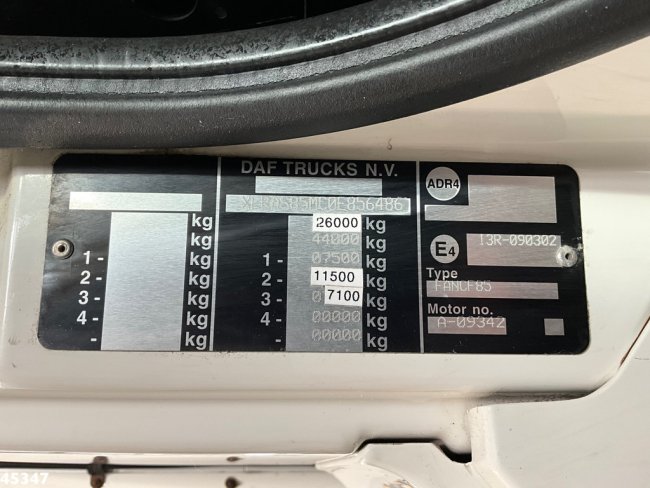 DAF  FAN 85 CF 410 Palfinger 29 Tonmeter laadkraan + Fly-Jib (32)