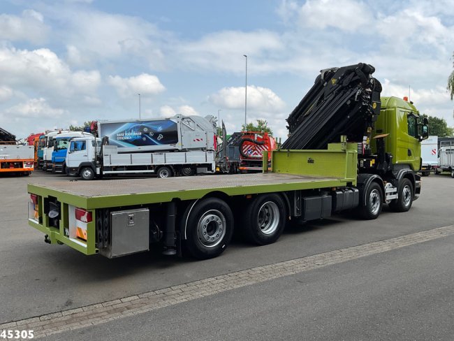 Scania  R 420 8x2 manual Palfinger 85 Tonmeter laadkraan + Fly-Jib (5)