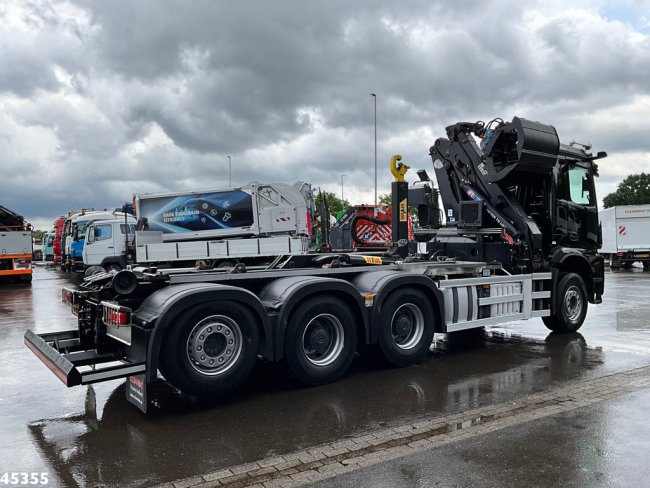 Mercedes-Benz  Arocs 3540 8x4 Euro 6 HMF 19 Tonmeter Z-kraan Just 118.906 Km! (3)