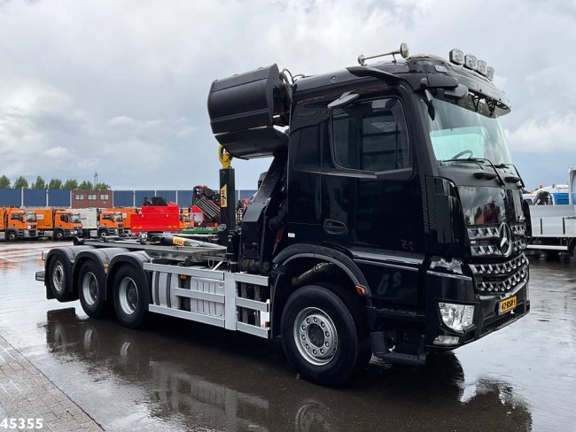 Mercedes-Benz  Arocs 3540 8x4 Euro 6 HMF 19 Tonmeter Z-kraan Just 118.906 Km! (4)