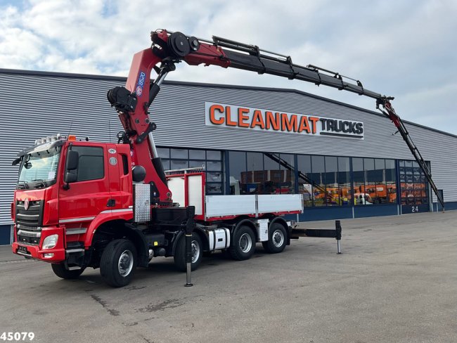 Tatra  T 158 8x6 Euro 6 HMF 85 Tonmeter laadkraan + Fly-Jib Just 147.844 km! (8)