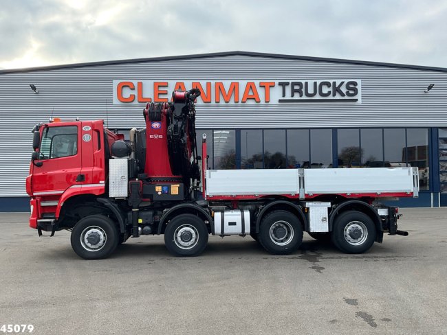 Tatra  T 158 8x6 Euro 6 HMF 85 Tonmeter laadkraan + Fly-Jib Just 147.844 km! (1)