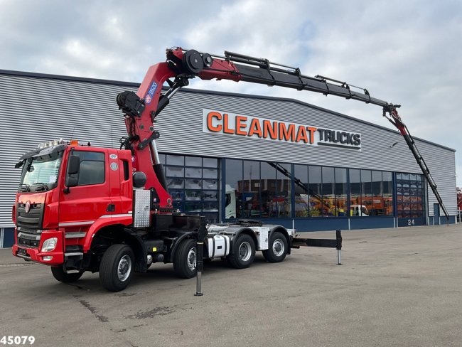 Tatra  T 158 8x6 Euro 6 HMF 85 Tonmeter laadkraan + Fly-Jib Just 147.844 km! (5)