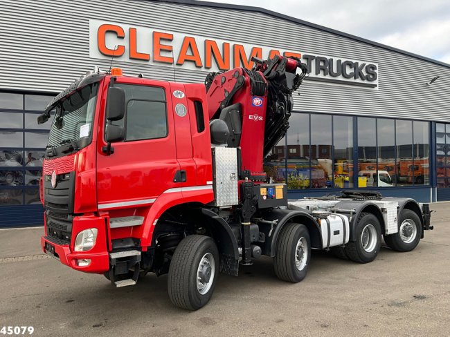Tatra  T 158 8x6 Euro 6 HMF 85 Tonmeter laadkraan + Fly-Jib Just 147.844 km! (6)