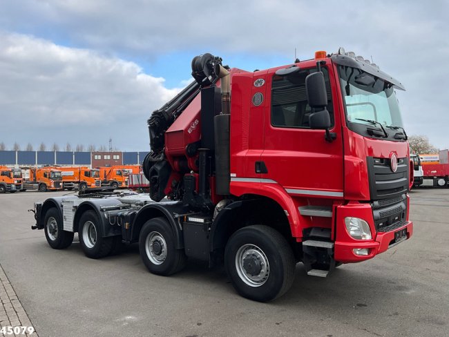Tatra  T 158 8x6 Euro 6 HMF 85 Tonmeter laadkraan + Fly-Jib Just 147.844 km! (9)