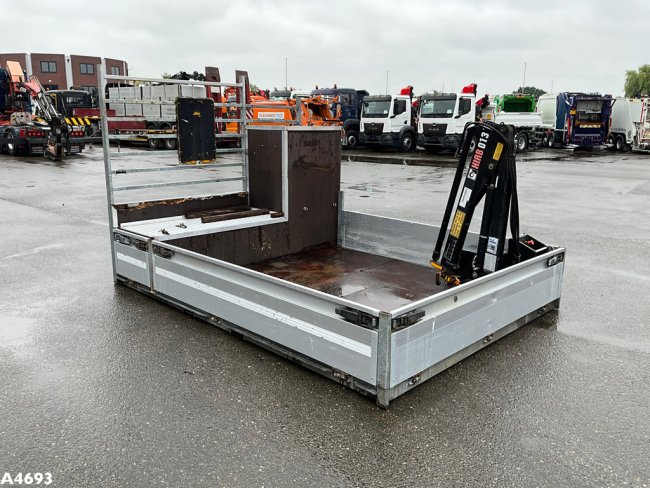 Open laadbak + Hiab 1,3 Tonmeter laadkraan   (1)