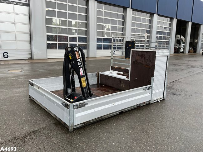 Open laadbak + Hiab 1,3 Tonmeter laadkraan   (4)