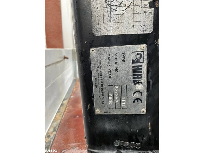 Open laadbak + Hiab 1,3 Tonmeter laadkraan   (9)