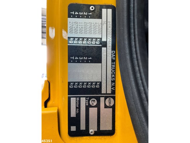 DAF  FAQ СF 400 8x2 Euro 6 Hiab 24 Tonmeter laadkraan Just 147.273 km! (27)