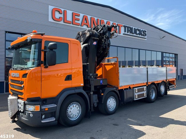 Scania  G 450 Euro 6 HMF 60 Tonmeter laadkraan + Fly-Jib (1)