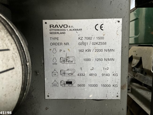 Volvo  FL 220 Ravo 7,5m³ kolkenzuiger Just 165.156 km! (24)