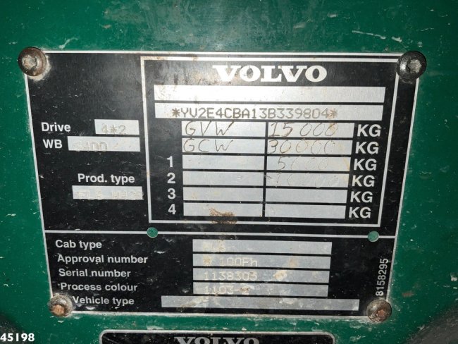 Volvo  FL 220 Ravo 7,5m³ kolkenzuiger Just 165.156 km! (26)