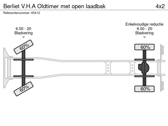 BERLIET  V.H.A Oldtimer met open laadbak (14)