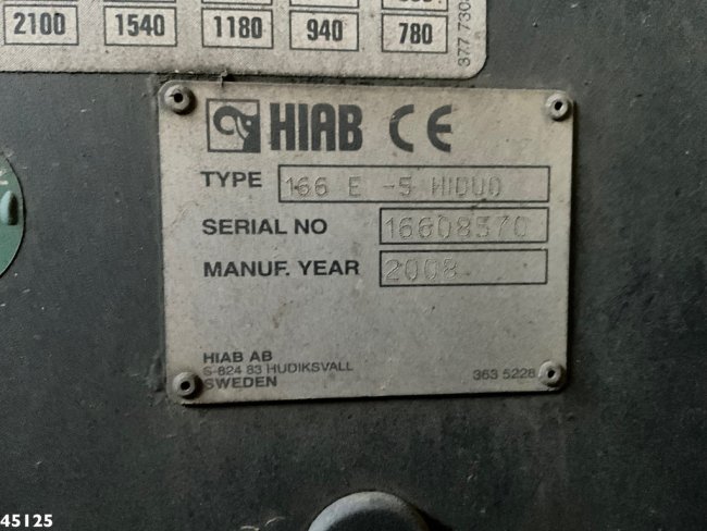 DAF  FAD 85 CF 460 8x4 Hiab 16 Tonmeter laadkraan (21)