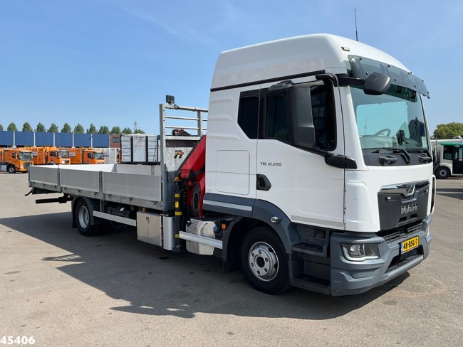 MAN  TGL 12.220 Euro 6 Palfinger 11 Tonmeter laadkraan Just 54.870 km! (4)