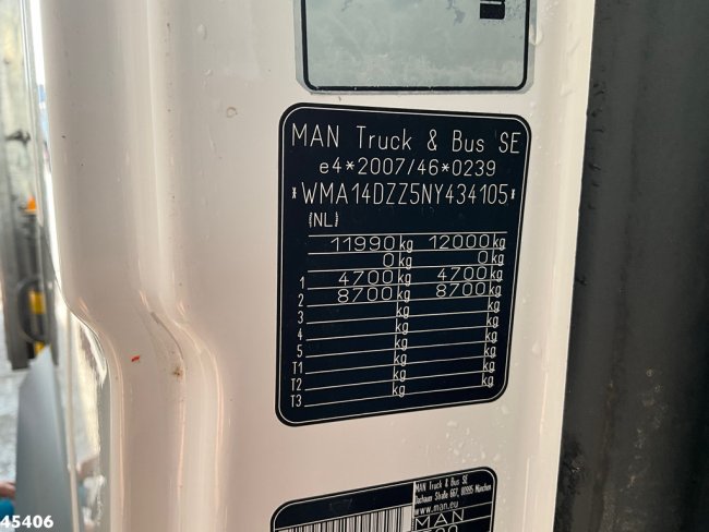 MAN  TGL 12.220 Euro 6 Palfinger 11 Tonmeter laadkraan Just 54.870 km! (22)