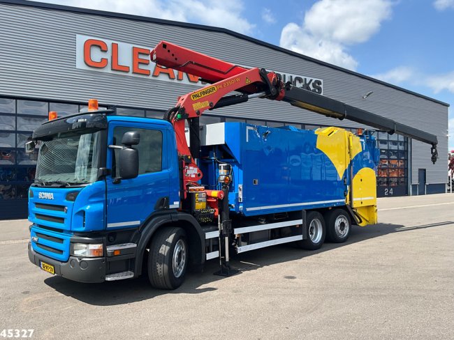 Scania  P 280 Geesink / VSA Palfinger 23 Tonmeter laadkraan (0)