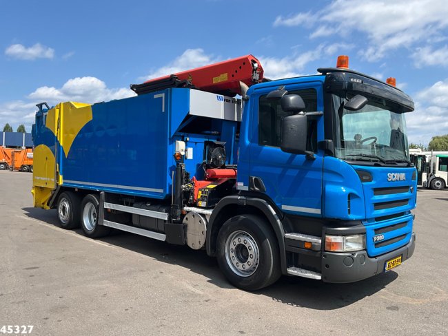 Scania  P 280 Geesink / VSA Palfinger 23 Tonmeter laadkraan (2)