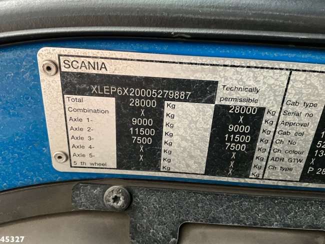 Scania  P 280 Geesink / VSA Palfinger 23 Tonmeter laadkraan (23)