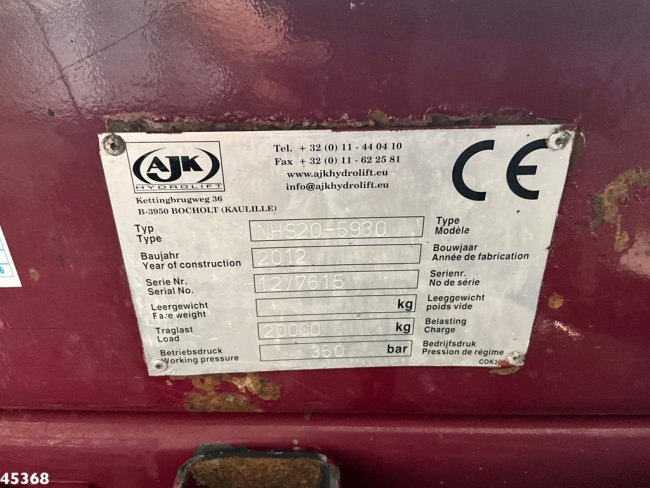 Volvo  FM 410 AJK 20 Ton haakarmsysteem (15)