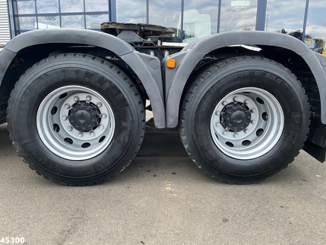 MAN  TGS 33.440 6x4 Hydrauliek + Kaiser Robuste 3-assige oplegger met oprijrampen (5)