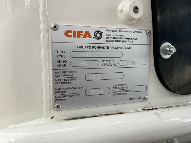 Scania  P 450 XT 8x4 Euro 6 Retarder CIFA 7m³ Mixer + Pumi Pump 25 m³ NEW AND UNUSED! (29)