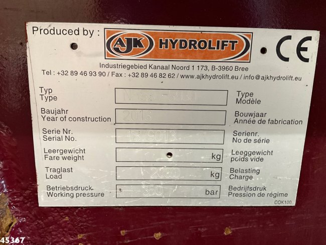 Volvo  FM 410 AJK 20 Ton haakarmsysteem (15)