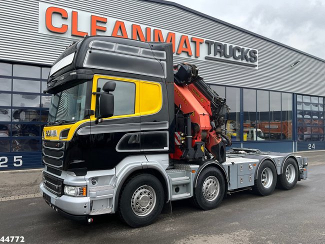 Scania  R500 8x4 V8 Retarder Palfinger 53 Tonmeter laadkraan + Fly-Jib (1)