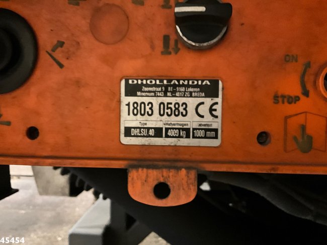 Scania  P 280 Euro 6 Schuifzeil DHollandia 4 Ton laadklep Machine transport! (22)
