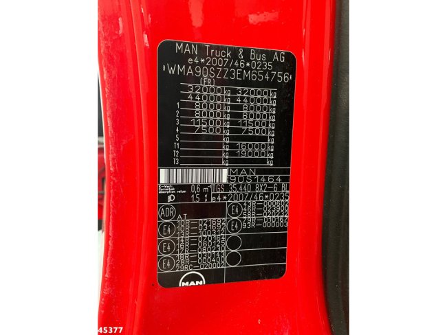 MAN  TGS 35.440 Euro 6 Fassi 66 Tonmeter laadkraan (24)