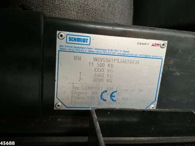 Schmidt  Cleango Compact 500 Euro 6 with 3-rd brush Just 41.050 km! (15)