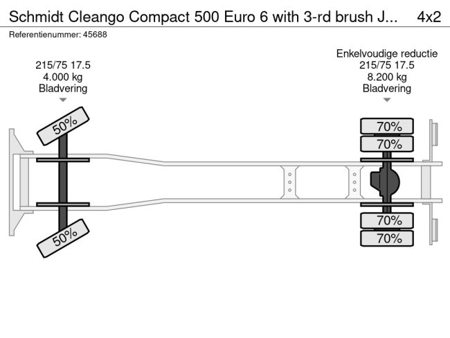 Schmidt  Cleango Compact 500 Euro 6 with 3-rd brush Just 41.050 km! (16)