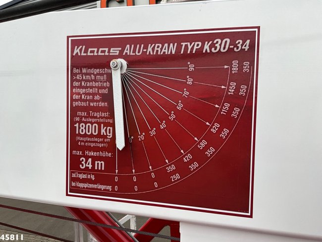 DAF  FA 45 CF 220 Klaas 34 meter Dachdeckerkran (26)