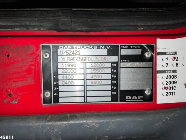 DAF  FA 45 CF 220 Klaas 34 meter Dachdeckerkran (31)