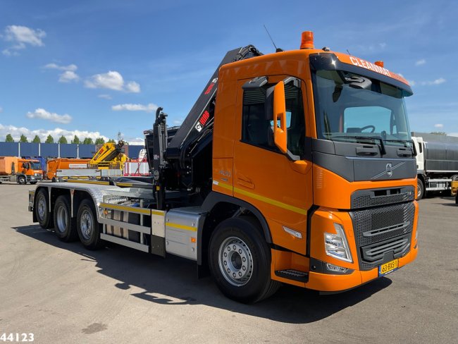 Volvo  FM 420 8x2 Hiab 25 Tonmeter laadkraan Welvaarts laadkraan weegsysteem (5)