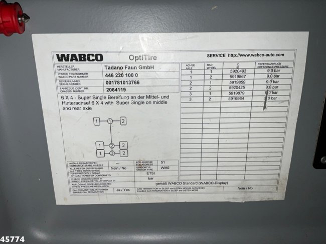 Tadano  ATF 60G-3 6x6x6 All-terrain / Mobiele kraan + Fly-Jib, 60 Ton (34)