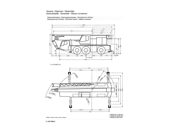 Tadano  ATF 60G-3 6x6x6 All-terrain / Mobiele kraan + Fly-Jib, 60 Ton (39)