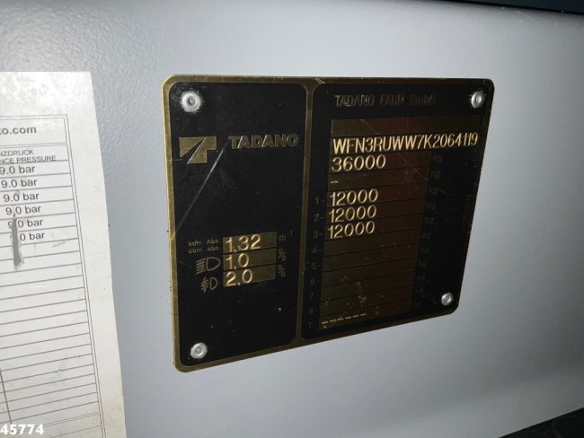 Tadano  ATF 60G-3 6x6x6 All-terrain / Mobiele kraan + Fly-Jib, 60 Ton (43)