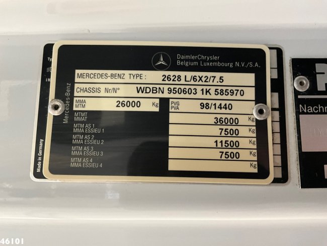 Mercedes-Benz  Atego 2628 Meiller 20 Ton haakarmsysteem Just 153.630 km! (12)