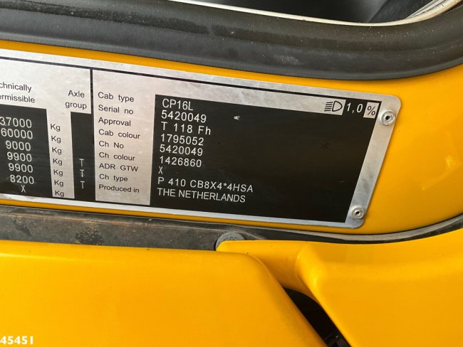 Scania  P 410 8x4 Euro 6 Palfinger 14 Tonmeter Z-kraan (21)