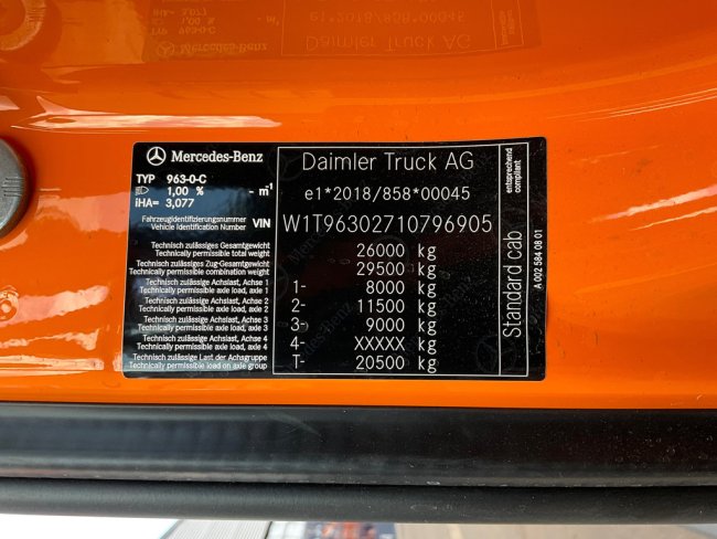 Mercedes-Benz  Actros 2533 Euro 6 Zoeller 23,5m³ + Welvaarts weighing system (21)