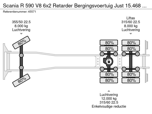 Scania  R 590 V8 6x2 Retarder Bergingsvoertuig Just 15.468 km! NIEUWSTAAT! (36)