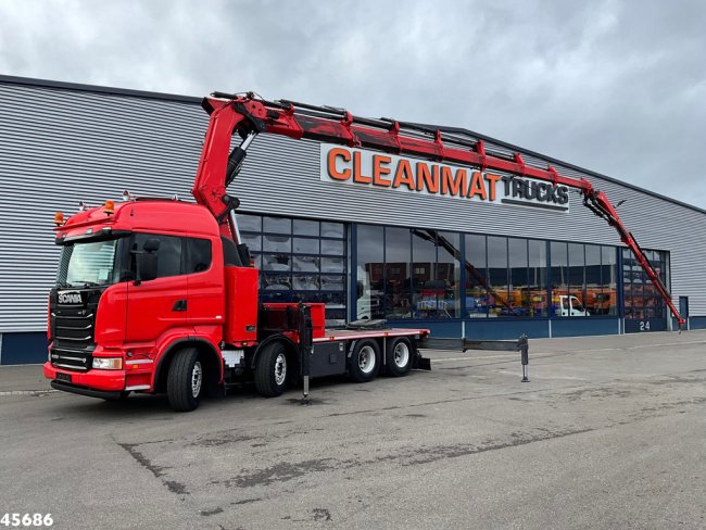 Scania  R620 V8 8x4 Hiab 105 Ton/meter laadkraan + Fly-Jib! (0)