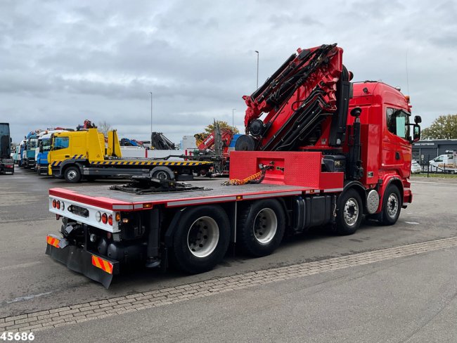 Scania  R620 V8 8x4 Hiab 105 Ton/meter laadkraan + Fly-Jib! (3)