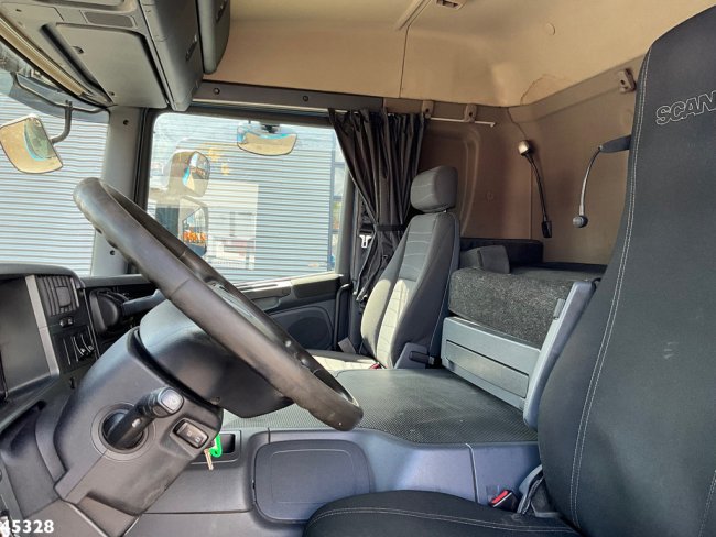 Scania  P 410 8x2 Euro 6 Retarder Autotransporter met hydraulische oprijrampen (18)