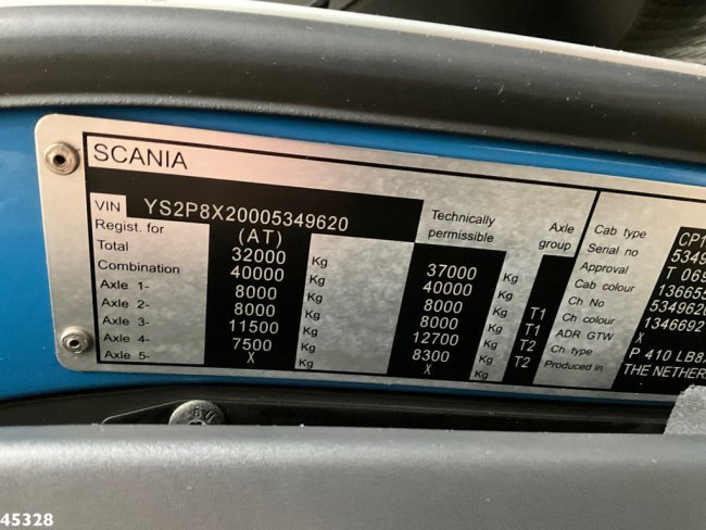 Scania  P 410 8x2 Euro 6 Retarder Autotransporter met hydraulische oprijrampen (26)