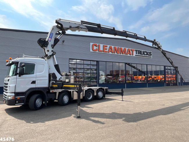 Scania  G 480 HMF 85 Tonmeter laadkraan + Fly-Jib (0)