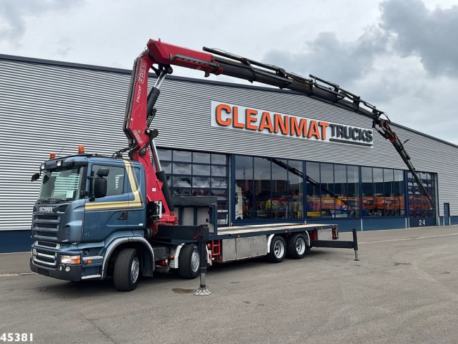 Scania  R 560 V8 Fassi 80 Tonmeter laadkraan + Fly-Jib (0)