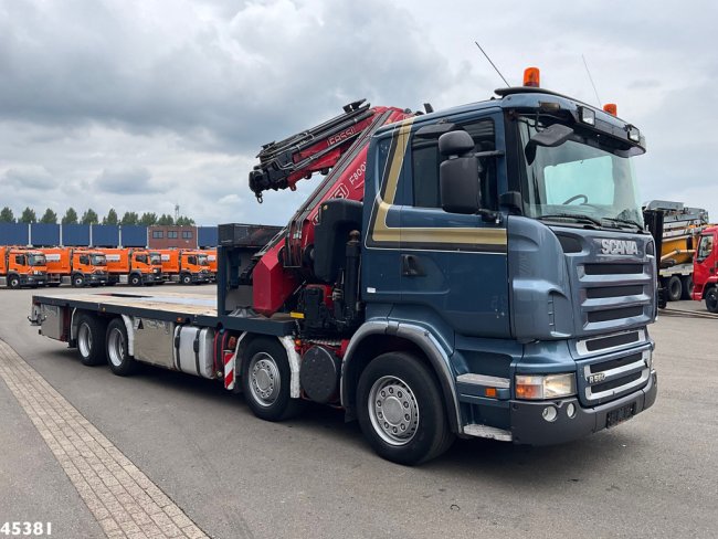 Scania  R 560 V8 Fassi 80 Tonmeter laadkraan + Fly-Jib (5)